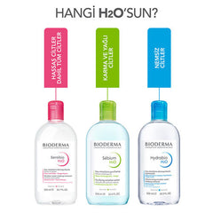 Bioderma Sensibio H2O Yüz ve Makyaj Temizleme Suyu 500 ml