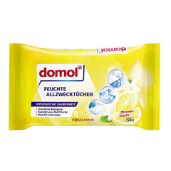 Domol Yüzey Temizleme Mendili Limon Kokulu 50 Adet