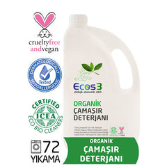 Ecos3 Organik Çamaşır Deterjanı 2500 ml - 72 Yıkama