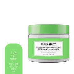 Maruderm Kahve ve Yeşil Çay Özü Tazeleyici Kil Maskesi 100 ml
