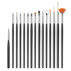 Nascita Siyah Tırnak Fırça Seti 15 li