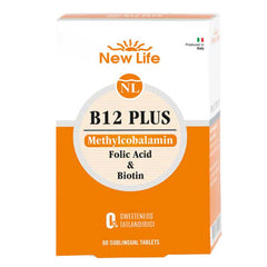 New Life B12 Plus Folik Asit ve Biotin İçeren Takviye Edici 60 Tablet
