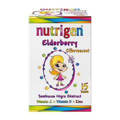 Nutrigen Elderberry Takviye Edici Gıda 15 Efervesan Tablet