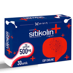 Sitikolin Cognizin 500 mg 30 Kapsül