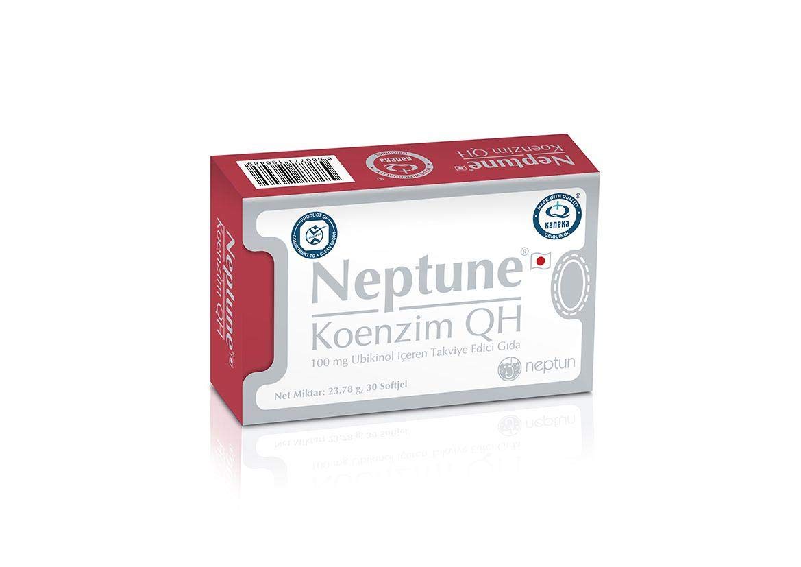 Neptune Koenzim QH 100 Mg 30 Kapsül AROMASIZ Renkli