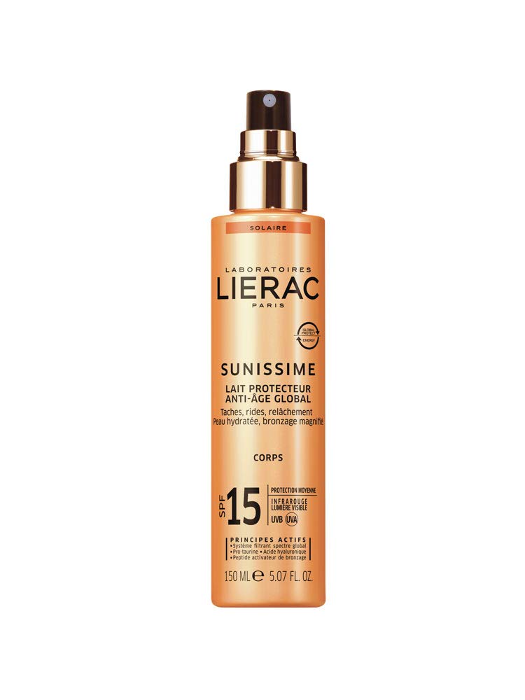 Lierac Sunissime Energizing Protective Milk Anti Age Global SPF15 150 ml