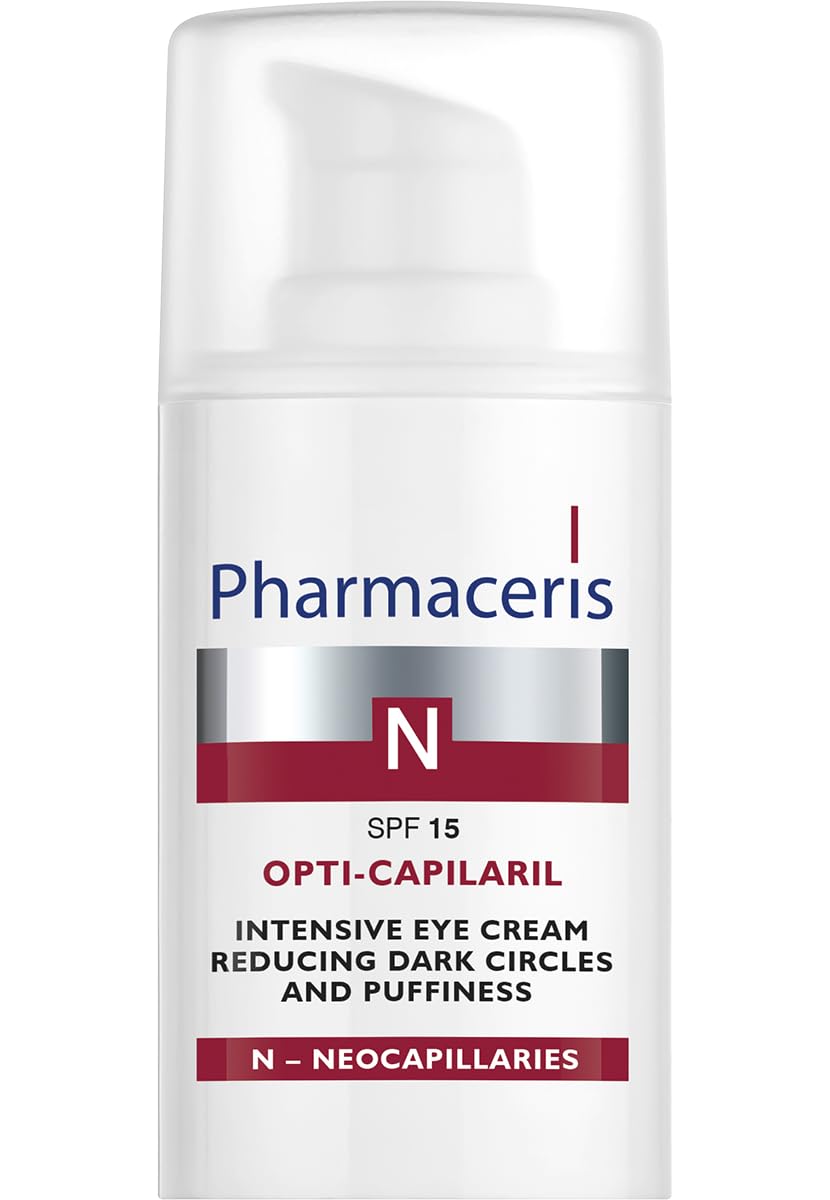 Pharmaceris N-6 Opti-Capilaril Intensive Cream Reducing Dark Circles and Under Eye Bags SPF15 (Göz Altı Morluk ve Şişlik Giderici Krem) (15 ml)