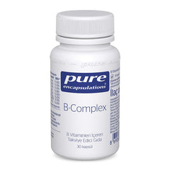 Pure Encapsulations B-Complex 30 Kapsül AROMASIZ Renkli