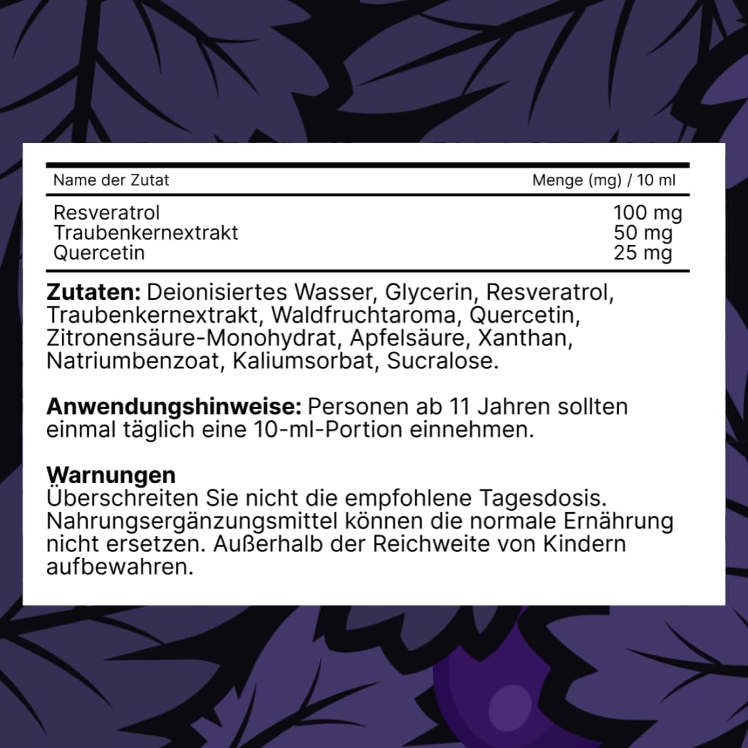 Vitisfera Resveratrol Şurup Orman Meyveleri Aromalı 150 ml