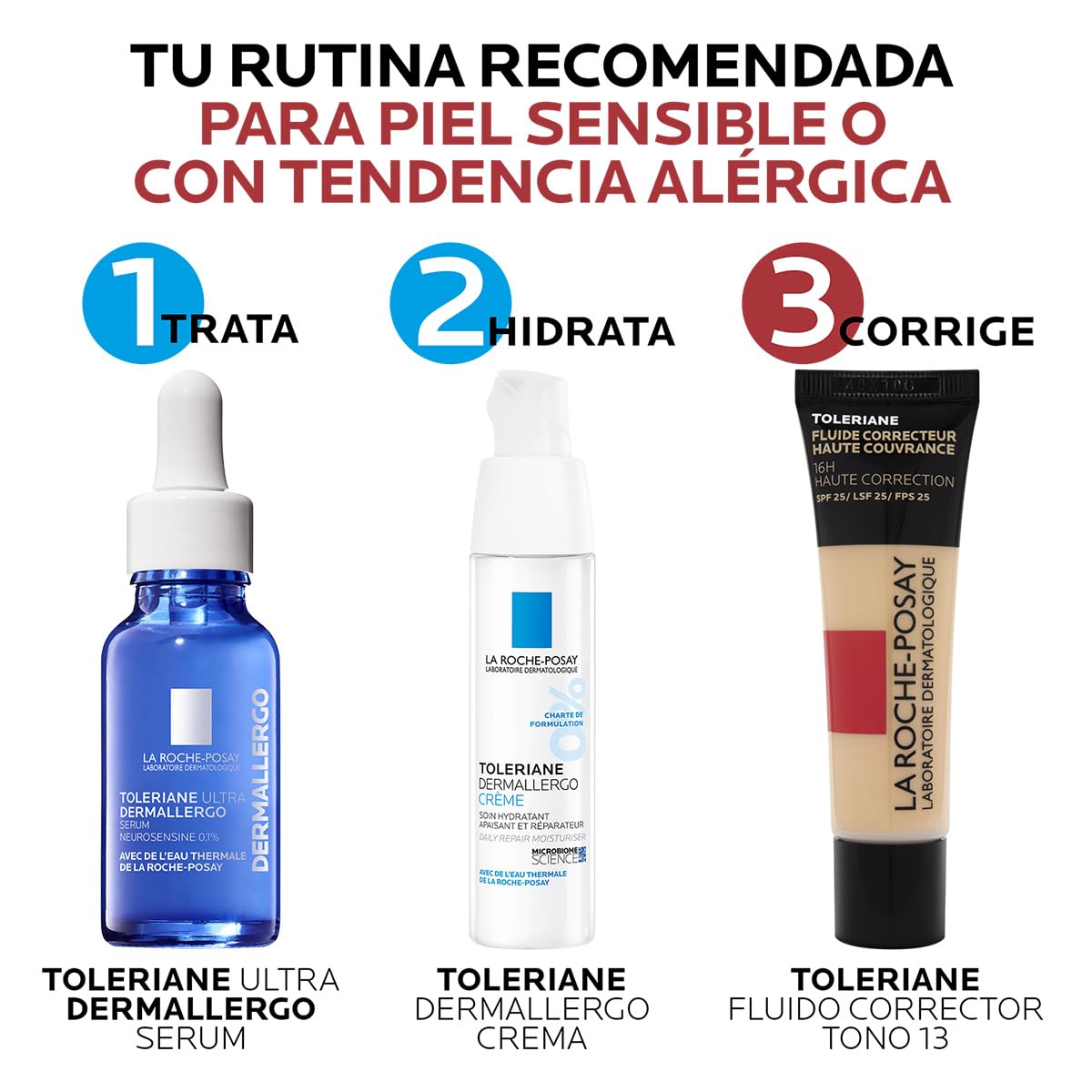 La Roche Posay Toleriane Full Coverage Corrective Fluid Foundation SPF25 30 ML Tinted 13 Kum Beji