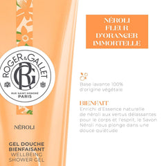 Roger&Gallet Neroli Aloe Vera Ve Portakal Çiçeği Özlü, Canlandırıcı, Bitkisel, Nemlendirici Duş Jeli, 200Ml