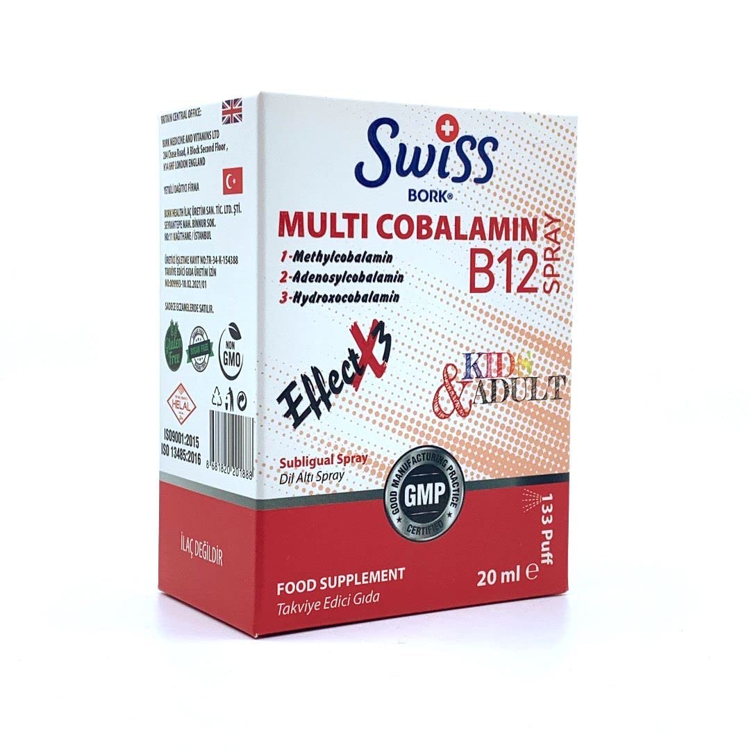 Multi Cobalamin B12 Dilaltı Sprey 20 mL