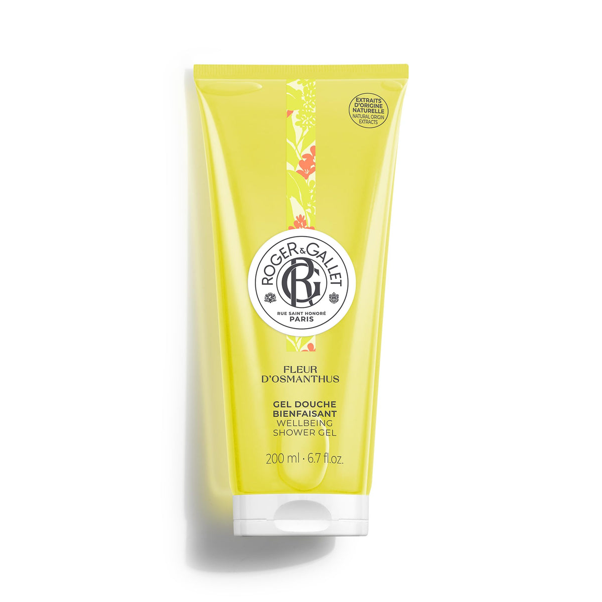 Roger&Gallet Fleur D’Osmanthus Aloe Vera Ve Kayısı Özlü, Canlandırıcı, Bitkisel, Nemlendirici Duş Jeli, 200Ml