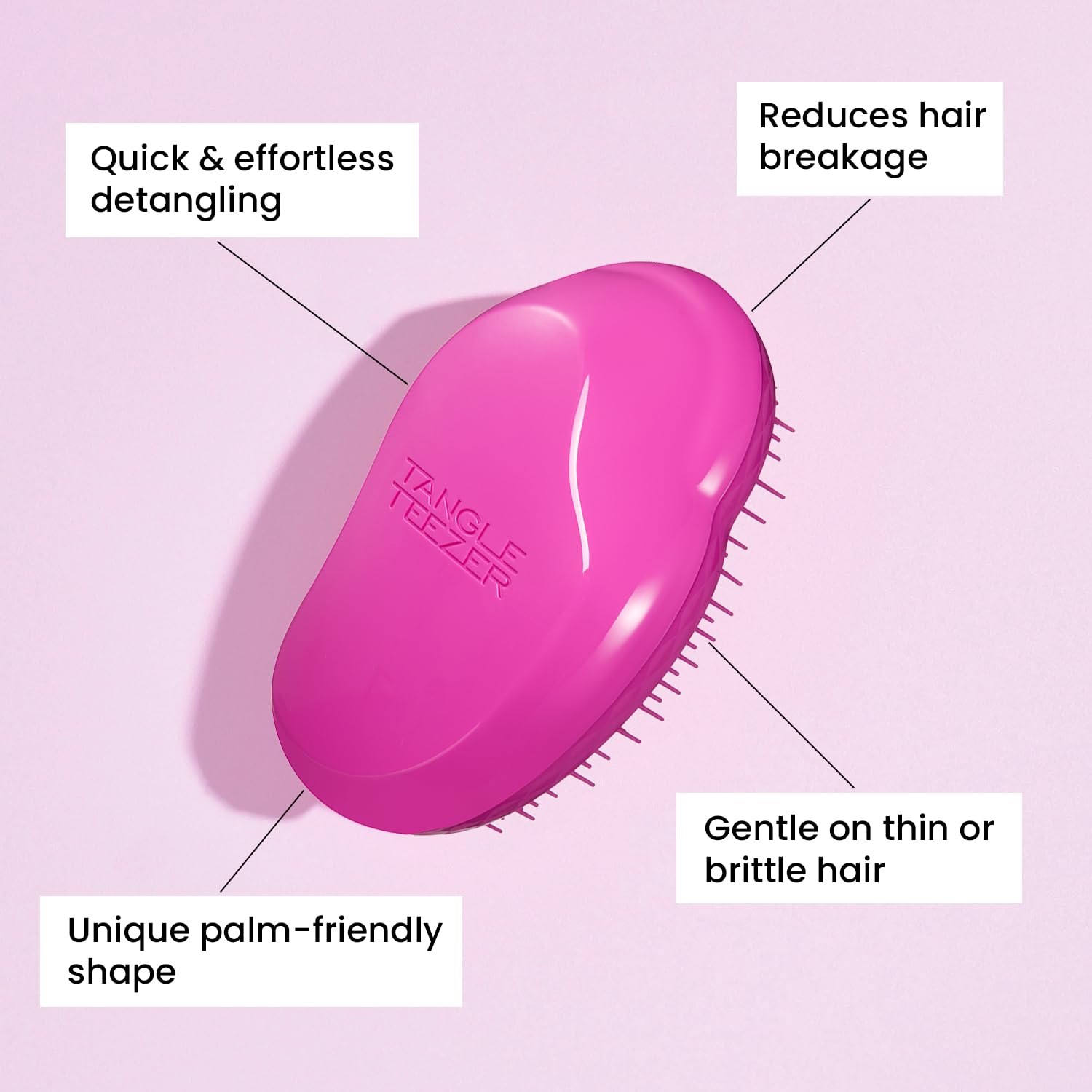 Tangle Teezer Original Detangling Brush Fine & Fragile Berry Bright Saç Fırçası