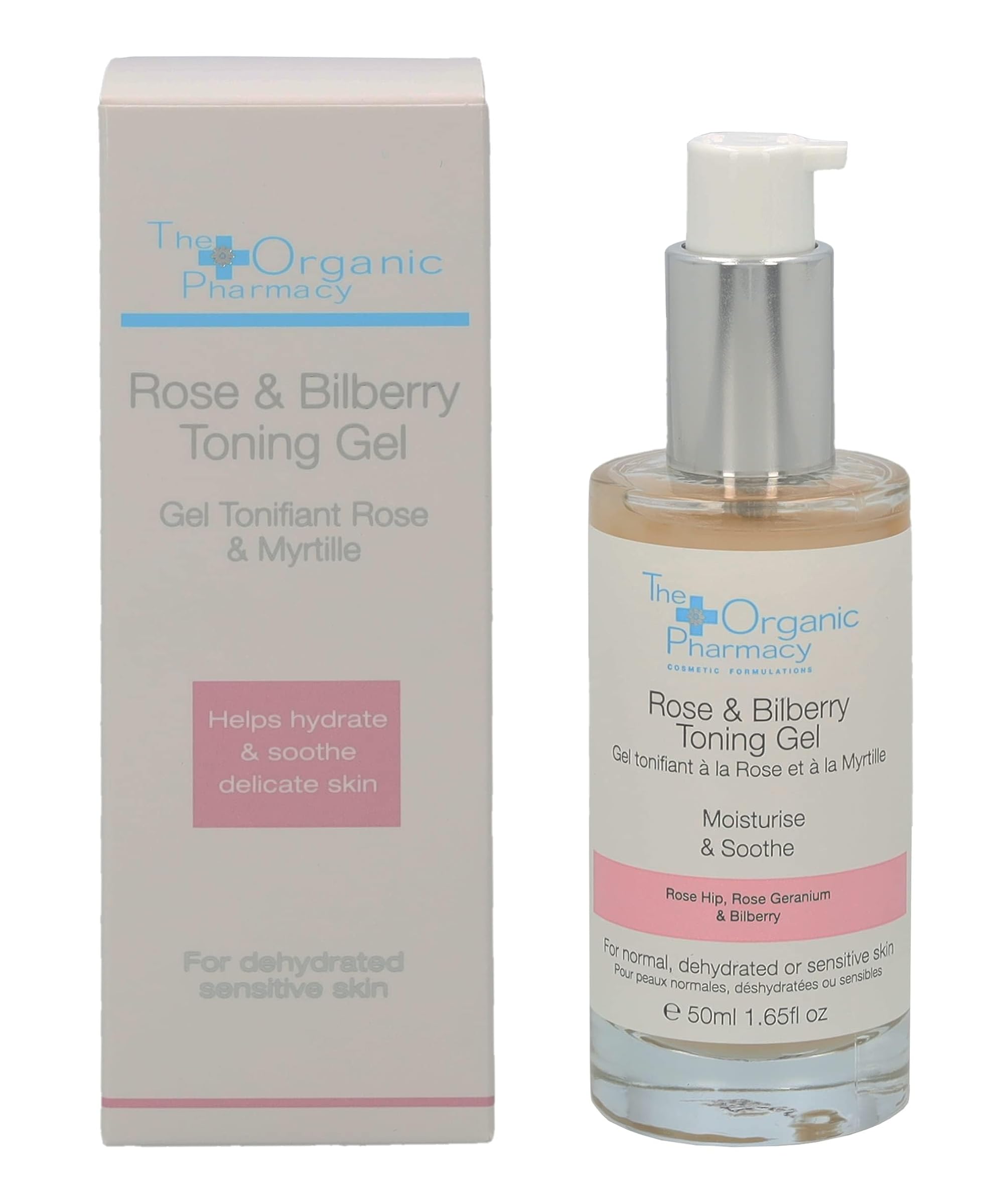 The Organic Pharmacy Rose & Bilberry Toning Gel - Tonik Jel 50ml