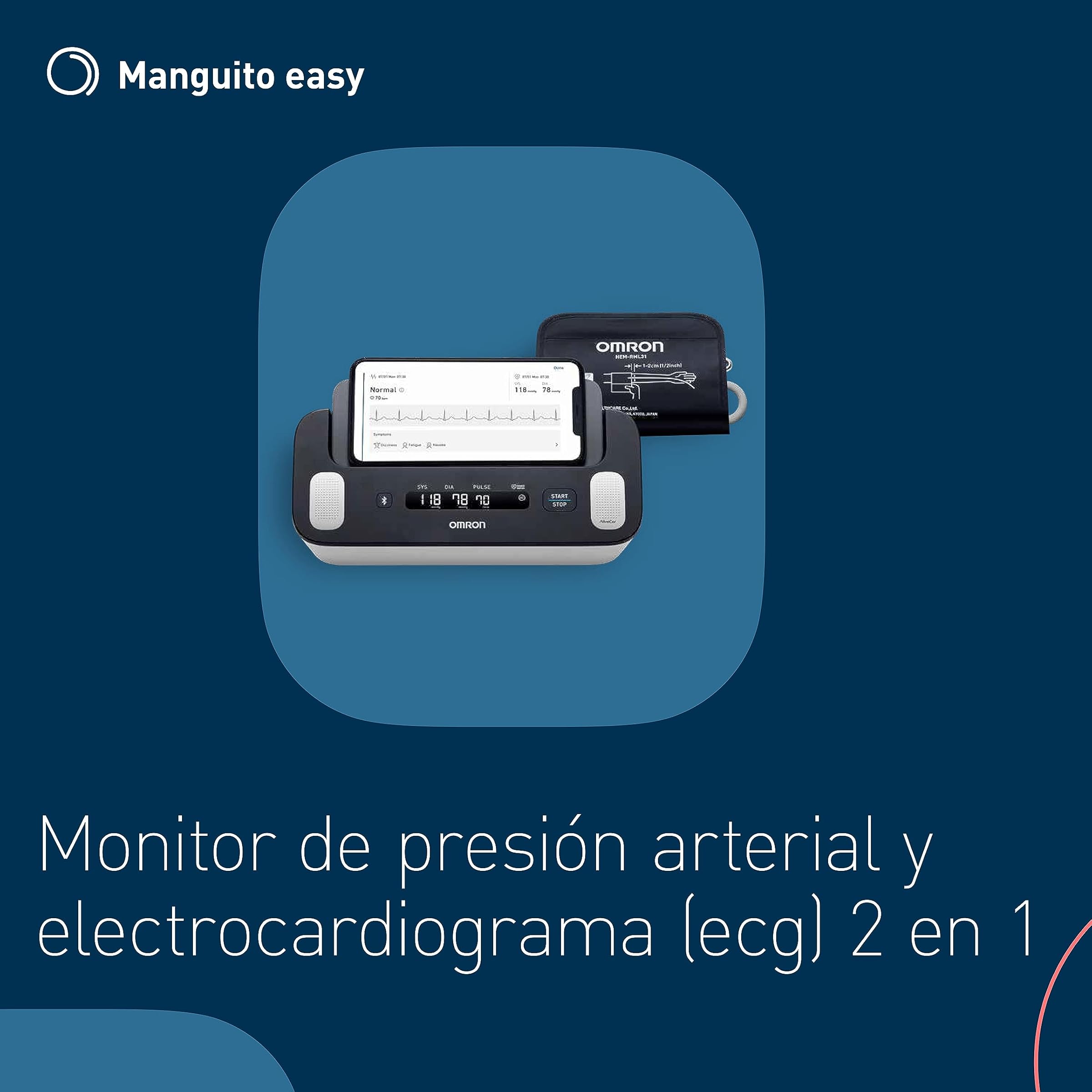 Omron Complete HEM-7530T - E3 Complete Otomatik Üst Kol Tansiyon Aleti + EKG Cihazı