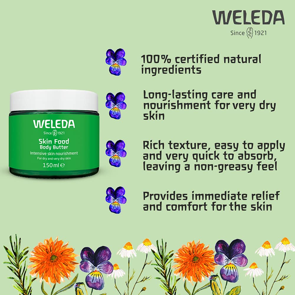 Weleda Weleda Skin Food Body Butter Organik Vücut Bakım Kremi 150ml 1 Paket (1 x 1 Adet)