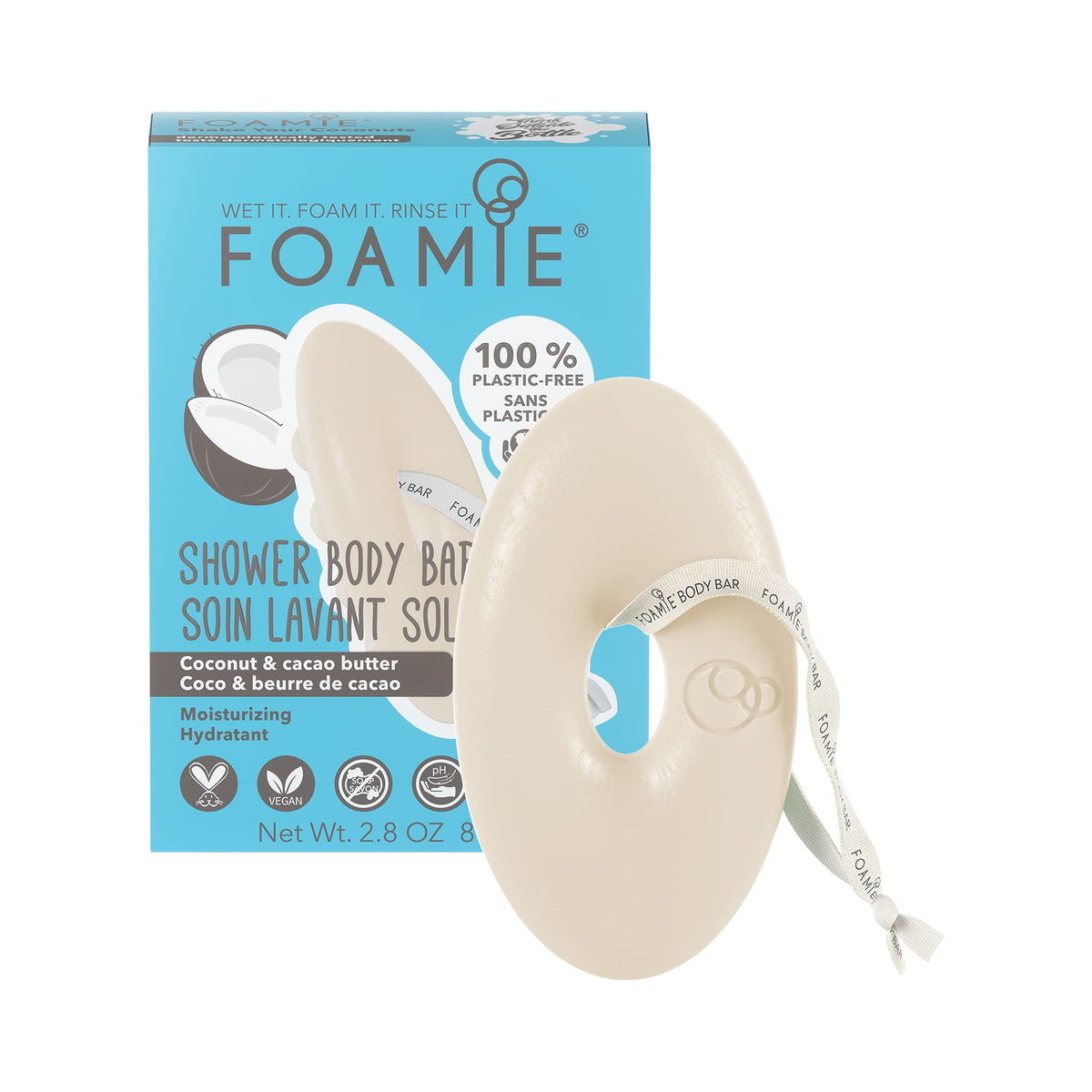 Foamie Shake Your Coconuts Body Bar Nemlendirici Duş Jeli 80g