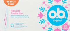 o.b. Original Super Tampon 32'li Paket