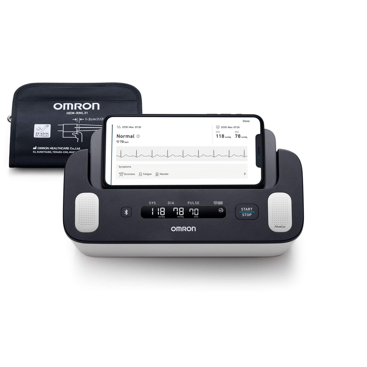 Omron Complete HEM-7530T - E3 Complete Otomatik Üst Kol Tansiyon Aleti + EKG Cihazı