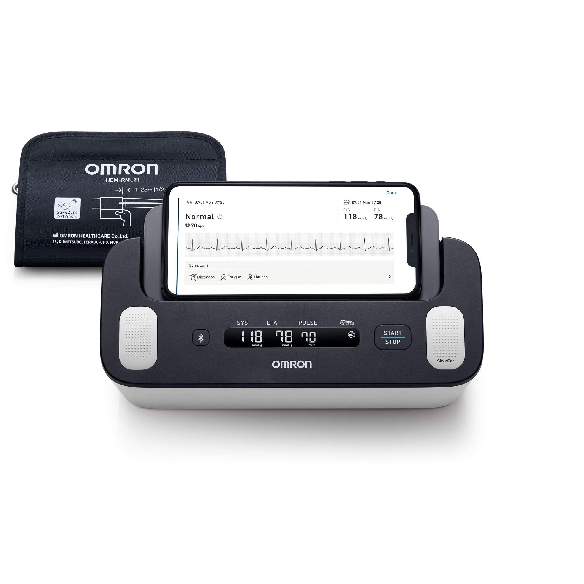 Omron Complete HEM-7530T - E3 Complete Otomatik Üst Kol Tansiyon Aleti + EKG Cihazı
