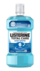 listerine total care stay white günlük ağız bakım suyu 500 ml