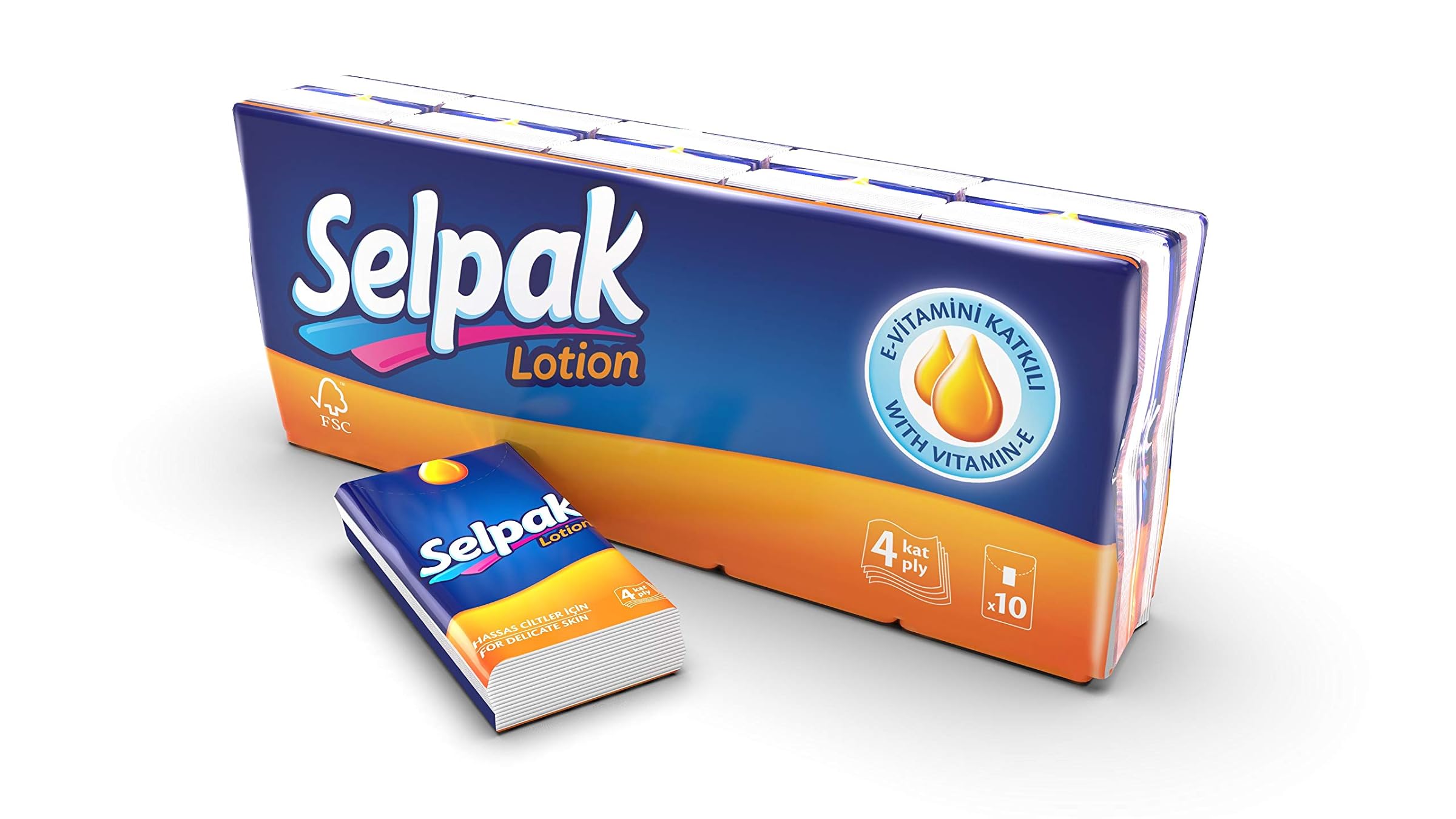 Selpak Mendil Losyonlu 10*10