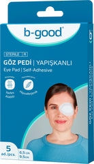 B-Good Steril Göz Kapama Pedi 6.5cmX9.5 5 Adet