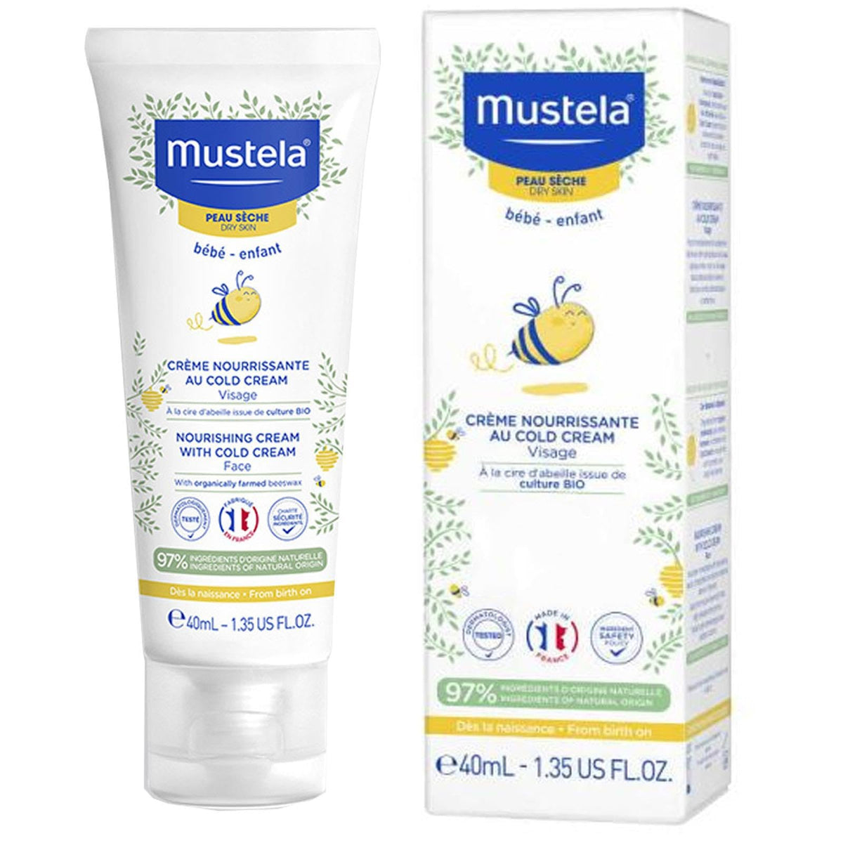 Mustela Nourishing Cream With Cold Cream (40 Ml)