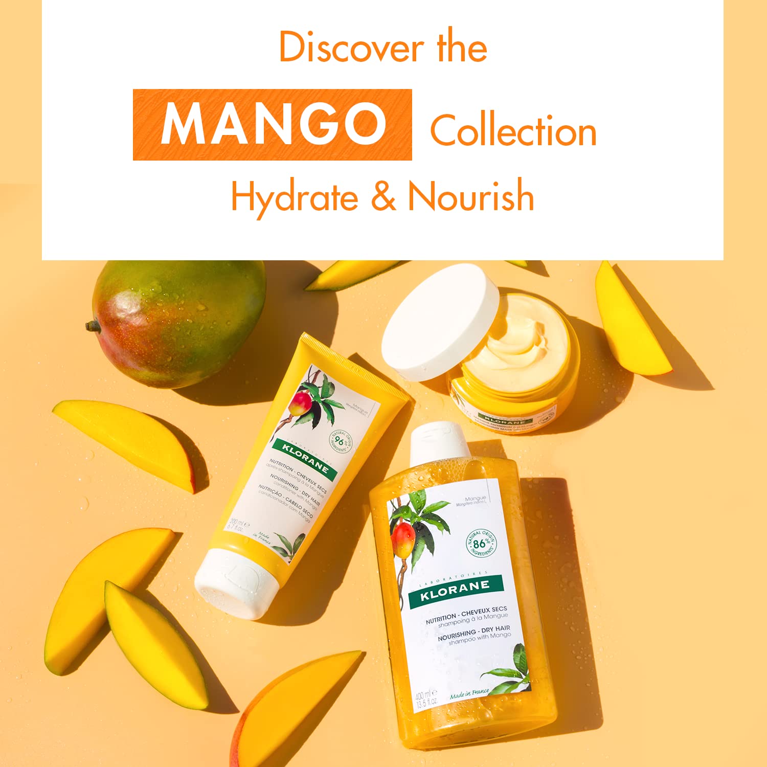 Klorane Mango Hair Mask - Mango Yağı İçeren Saç Bakım Maskesi 150ml