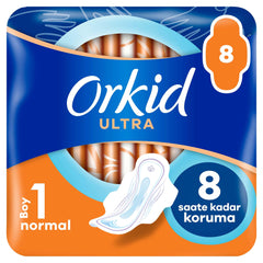 Orkid Ultra Normal (Boy 1) 8 adet Hijyenik Ped