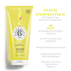 Roger&Gallet Fleur D’Osmanthus Aloe Vera Ve Kayısı Özlü, Canlandırıcı, Bitkisel, Nemlendirici Duş Jeli, 200Ml