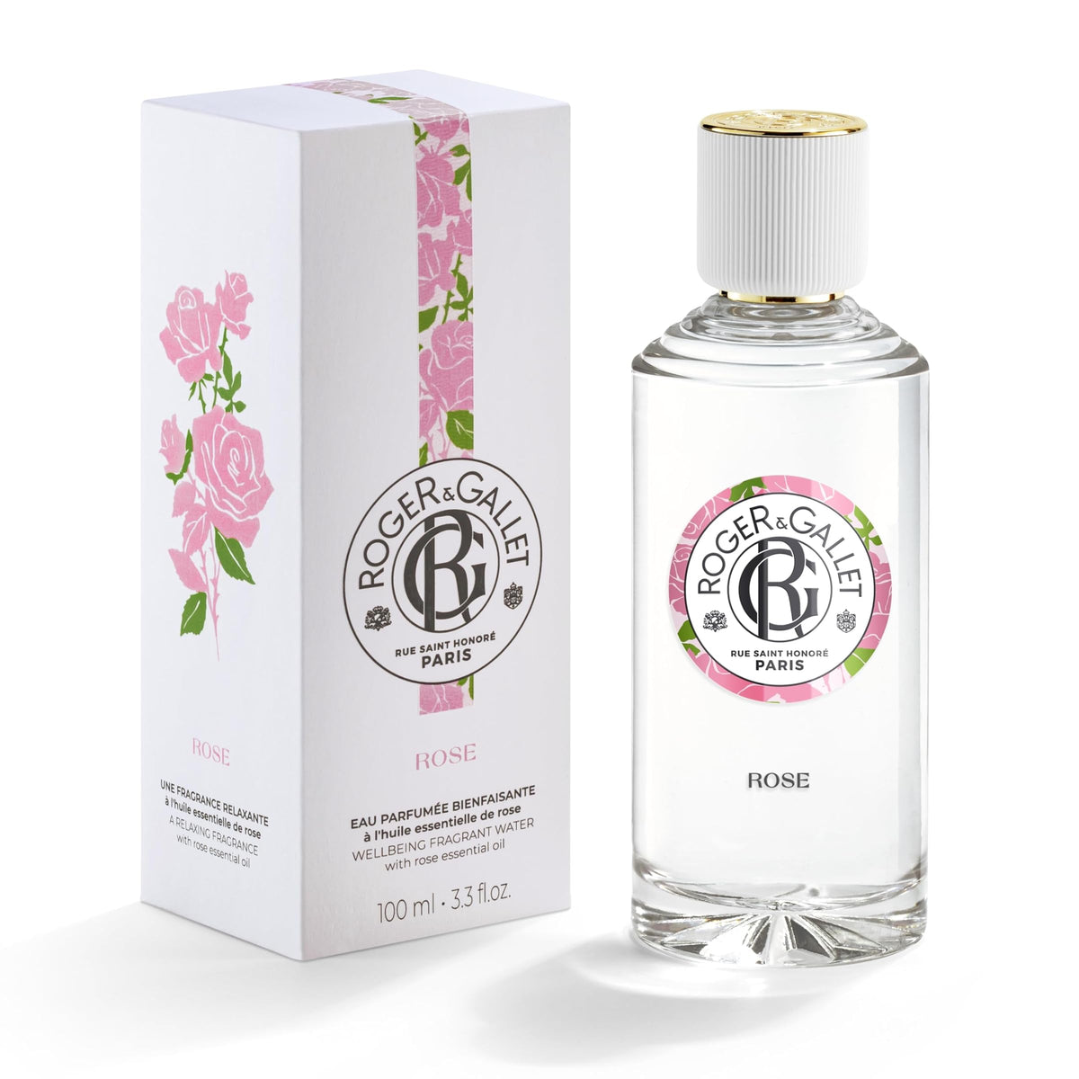 Roger&Gallet Rose Edt İtalyan Mandalinası, Isparta Gülü, Misk Içeren, Çiçeksi, Rahatlatıcı Parfüm, 100Ml