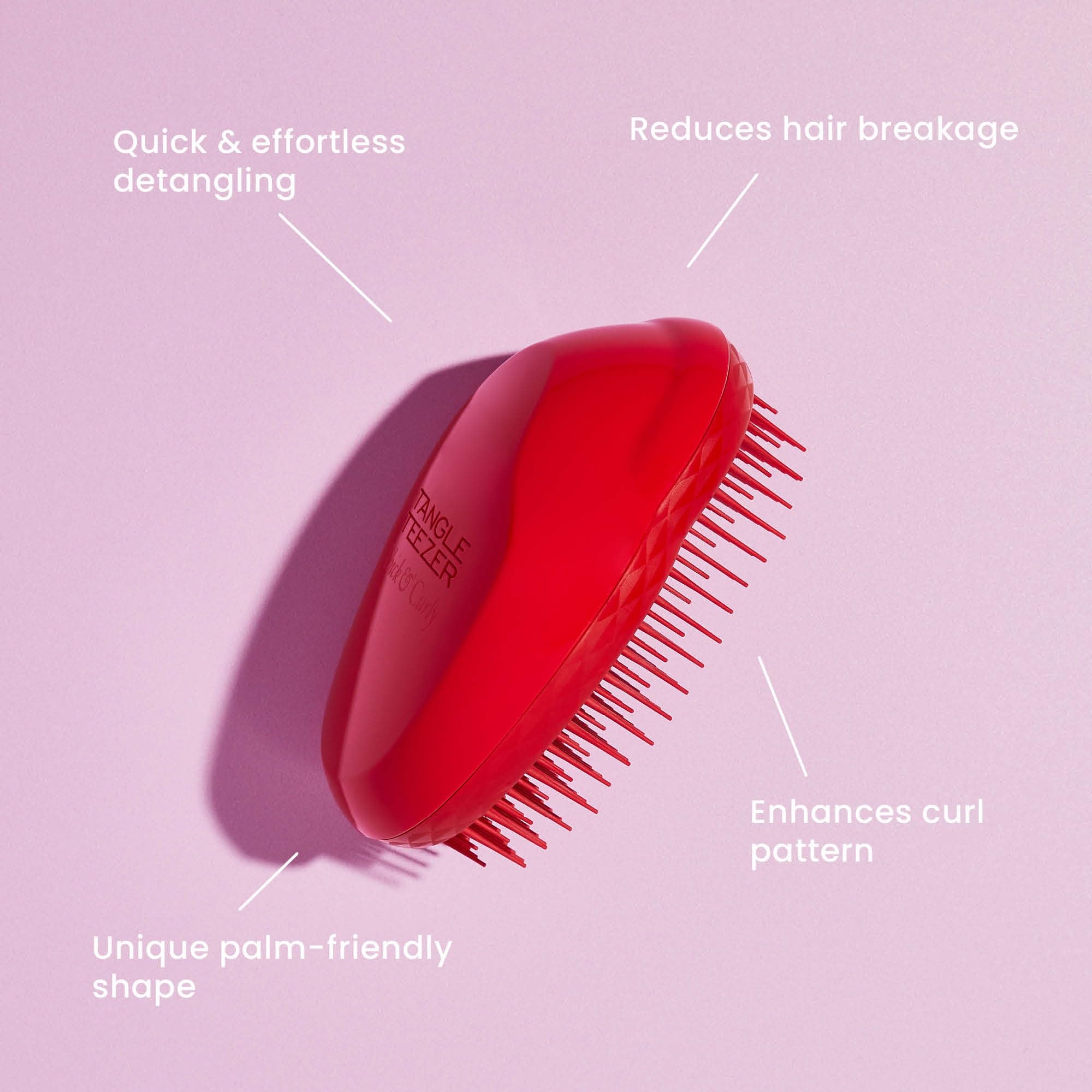 Tangle Teezer Thicker & Curly Salsa Red - Saç Fırçası Kırmızı