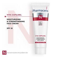 Pharmaceris N-4 Vita-Capilaril Moisturizing And Strengthening Face Cream Spf20 (Nemlendirici Ve Güçlendirici Yüz Kremi)
