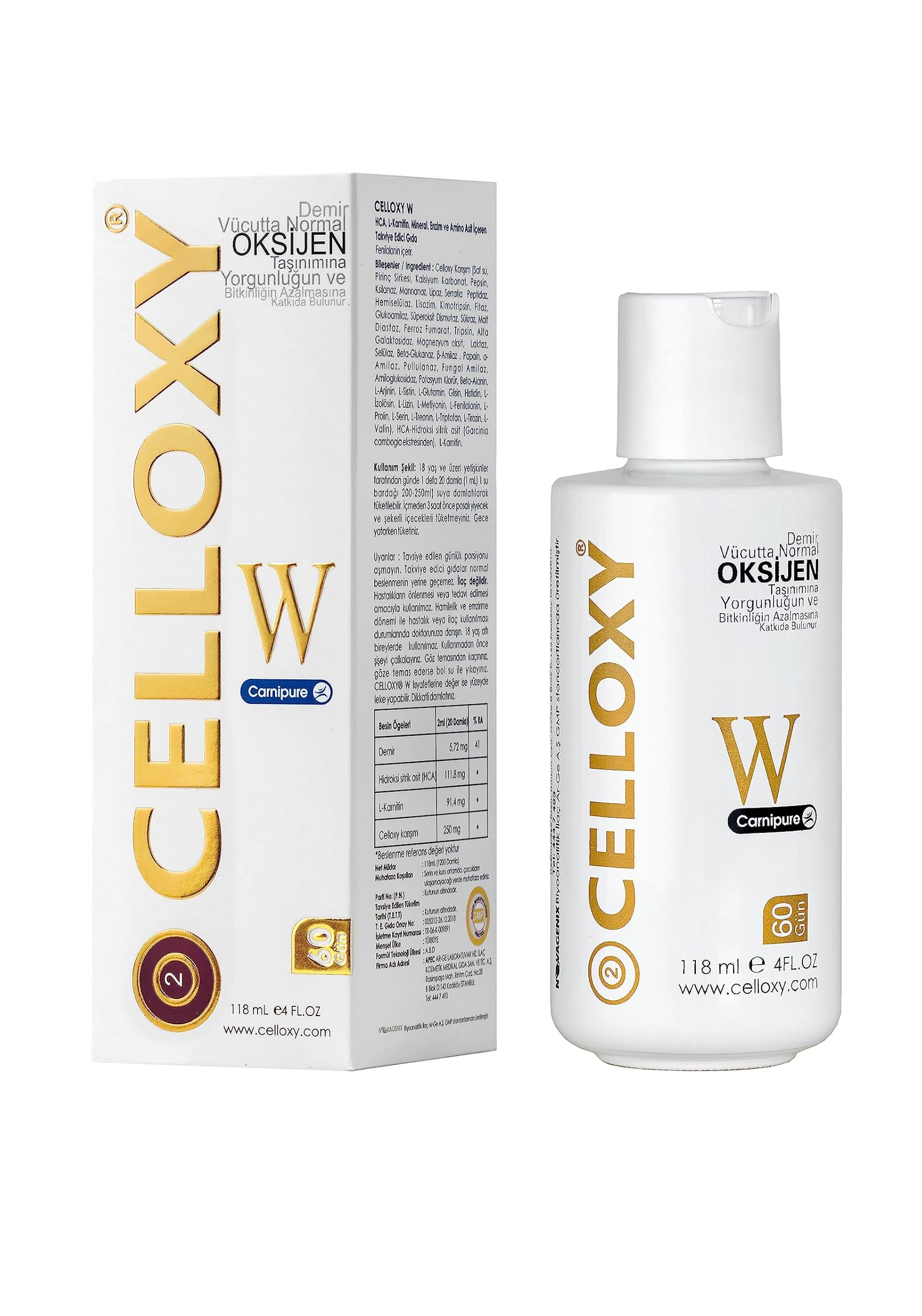 Celloxy W Damla 118ml