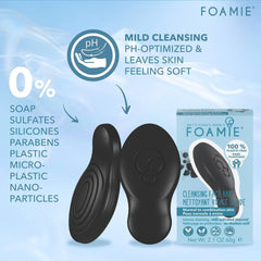 Foamie Too Coal to Be True Face Bar Normal ve Karma Ciltler için Yüz Temizleyici 60g