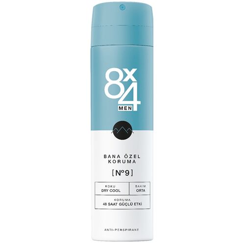 8x4 Bana Özel Koruma N9 Deodorant 150 ml