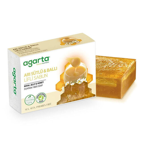 Agarta Arı Sütlü Ballı Lifli Sabun 150 gr