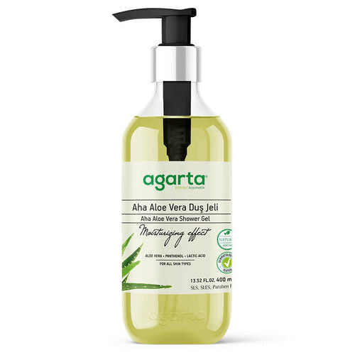 Agarta Doğal AHA Aloe Vera Duş Jeli 400 ml