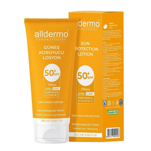 Alldermo Güneş Losyonu SPF50 200ml