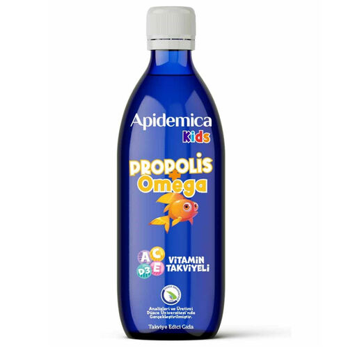 Apidemica Kids Omega ve Propolis İçeren Takviye Edici Gıda 150 ml