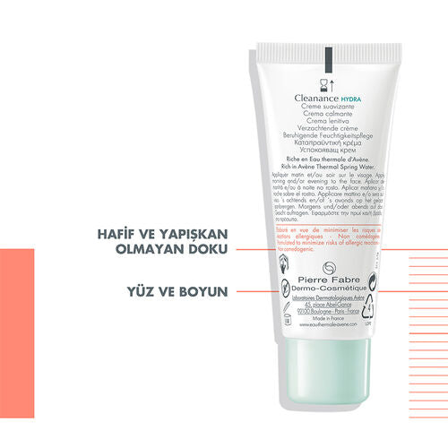 Avene Cleanance Hydra Yatıştırıcı Krem 40 ml