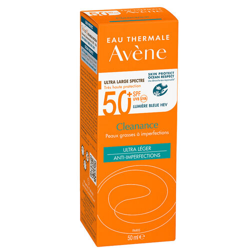 Avene Solaire Cleanance SPF 50+ Yağlı Ciltler için Güneş Koruyucu 50 ml