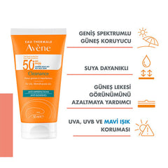 Avene Solaire Cleanance SPF 50+ Yağlı Ciltler için Güneş Koruyucu 50 ml