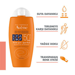 Avene Fluid Sport Güneş Koruyucu Krem SPF 50 100 ml