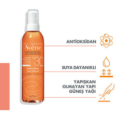 Avene Huile Solaire Spf30 Vücut Yağı 200ml