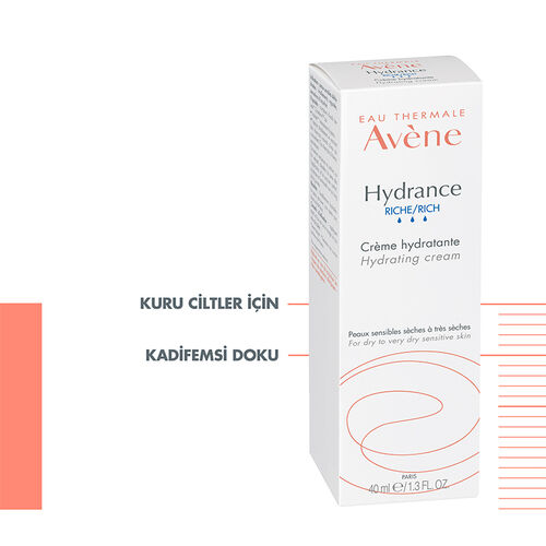 Avene Hydrance Rich Nemlendirici Krem 40 ml