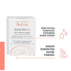 Avene XeraCalm A.D Yüz ve Vücut Temizleyici Sabun 100 gr