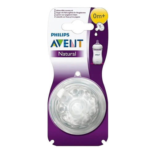 Avent Natural Biberon Emziği 0+ Ay 2'li 1 Numara